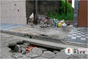 Córrego abandonado - Av Arco-íris